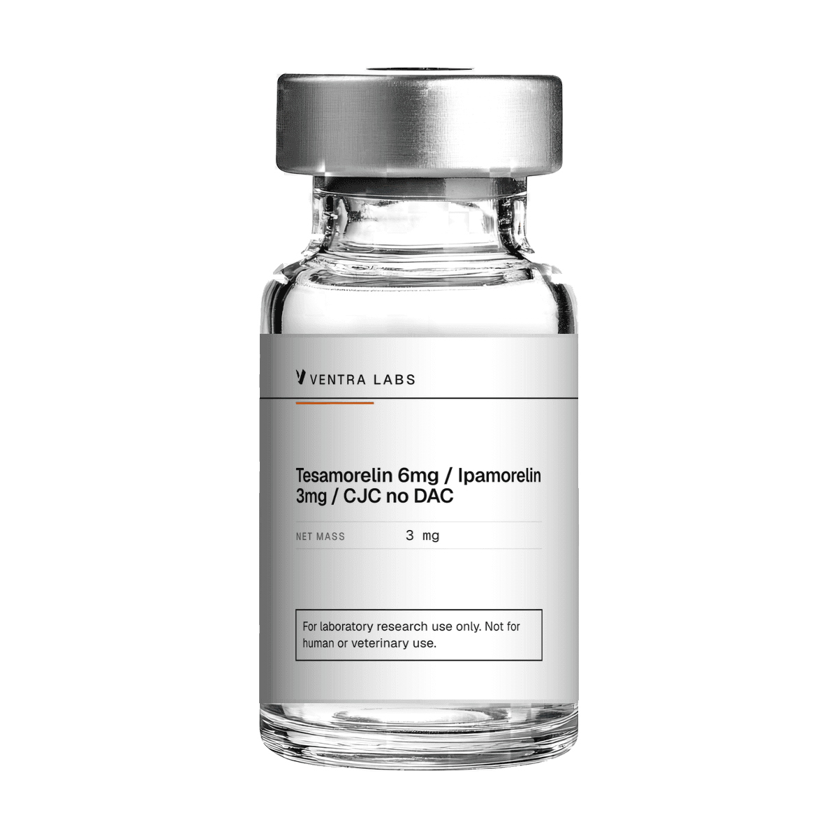Tesamorelin 6mg / Ipamorelin 3mg / CJC no DAC 3mg vial